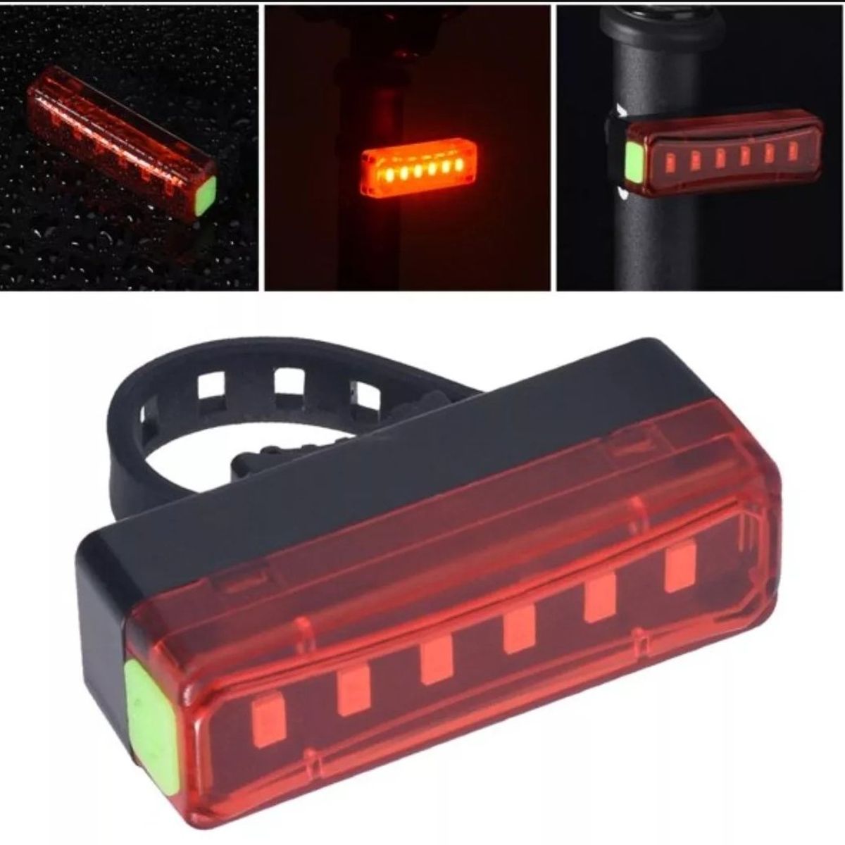 GENERICO - luces LED para bicicletas trasera y delantera