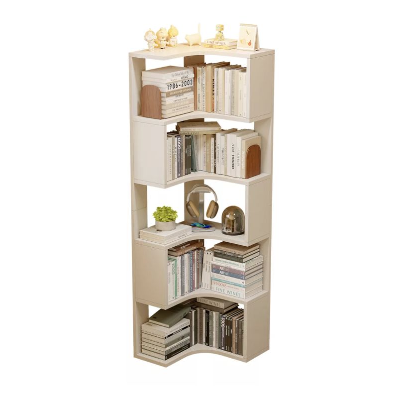 HOMER DESIGN - Repisa Organizador Estante Esquinero Living Velador 160x50x50cm