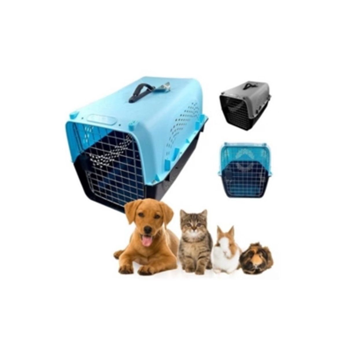 GENERICO - Caja Canil Transportadora Mascotas Con Ventilación Talla S