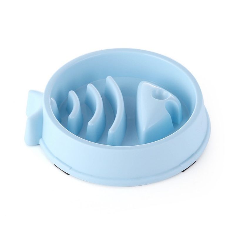 GENERICO - Plato De Alimentación Lenta antiansiedad diseño pescado