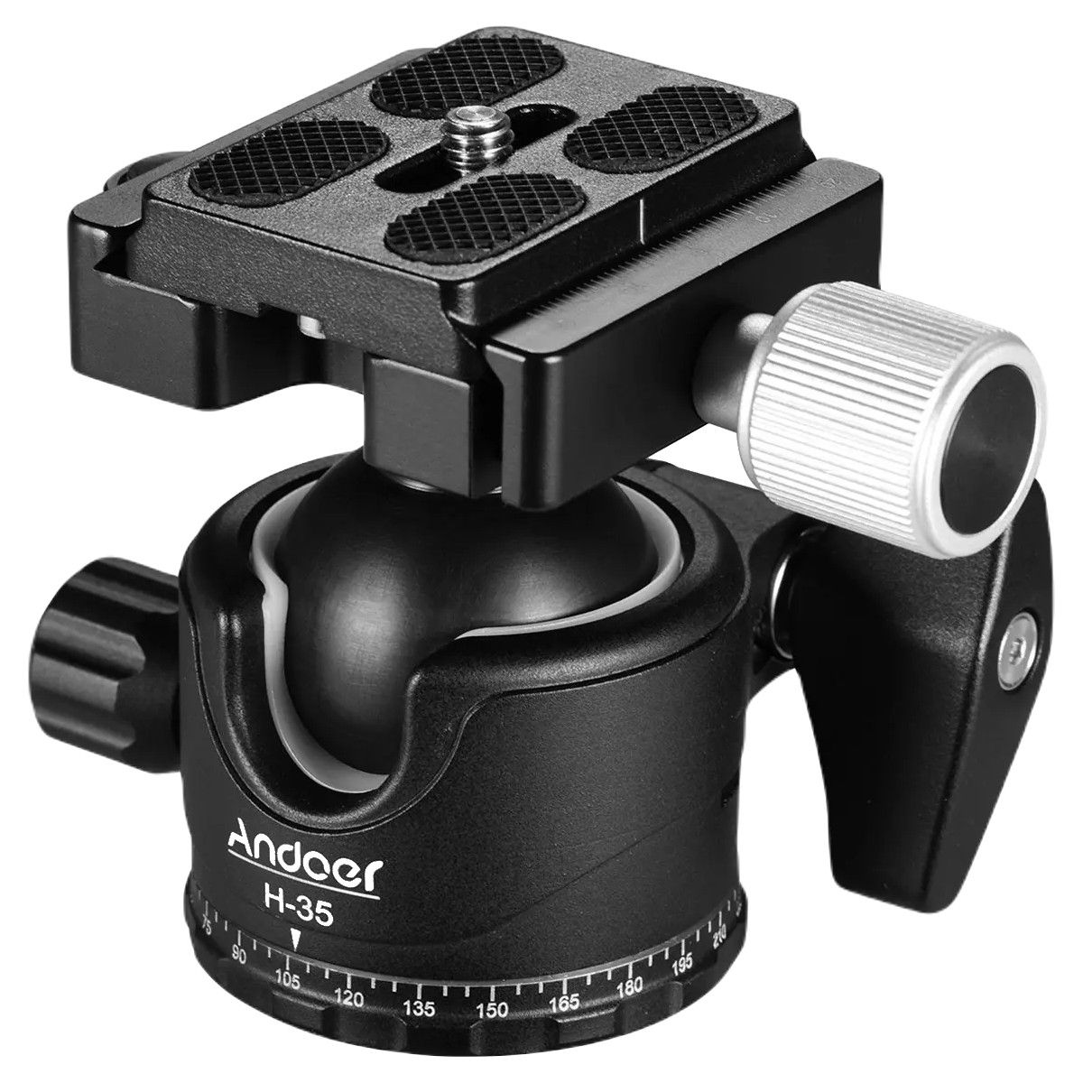 ANDOER - Cabezal Con Rotula De Bola Andoer H-35 Para Tripode Cap 15kg