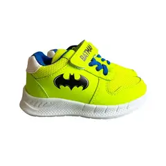 DC COMICS - Zapatilla Con Luces Niño Logo Amarillo