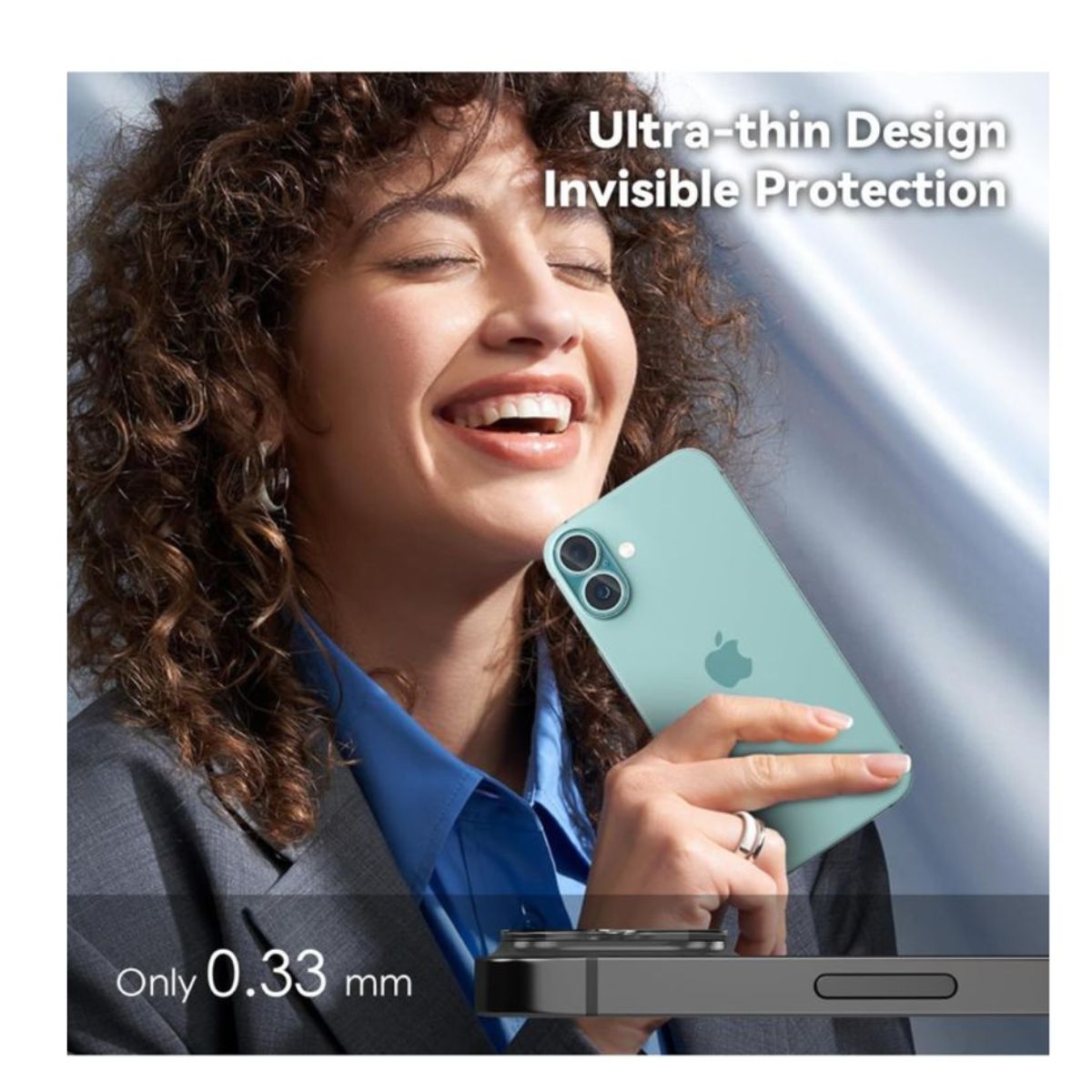 GENERICO - Lamina Cámara Para iPhone 16 Plus