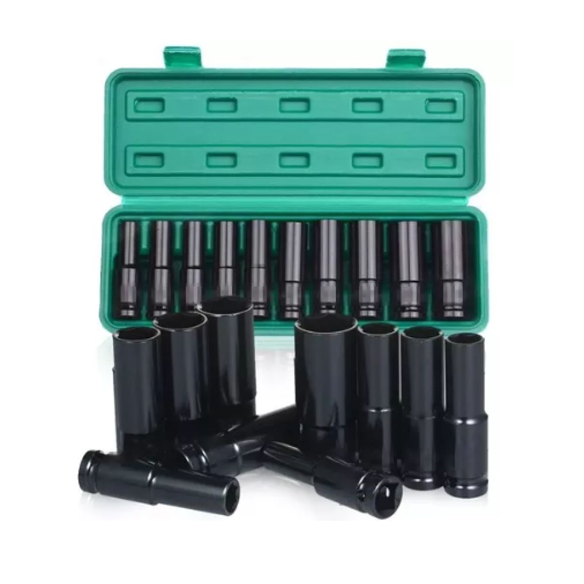 GENERICO - Juego Herramientas Llave De Vaso Kit Mecanicas Dados 10 Pzs