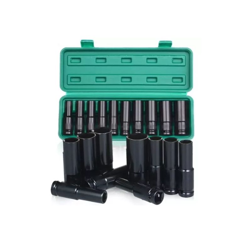 GENERICO - Juego Herramientas Llave De Vaso Kit Mecanicas Dados 10 Pzs