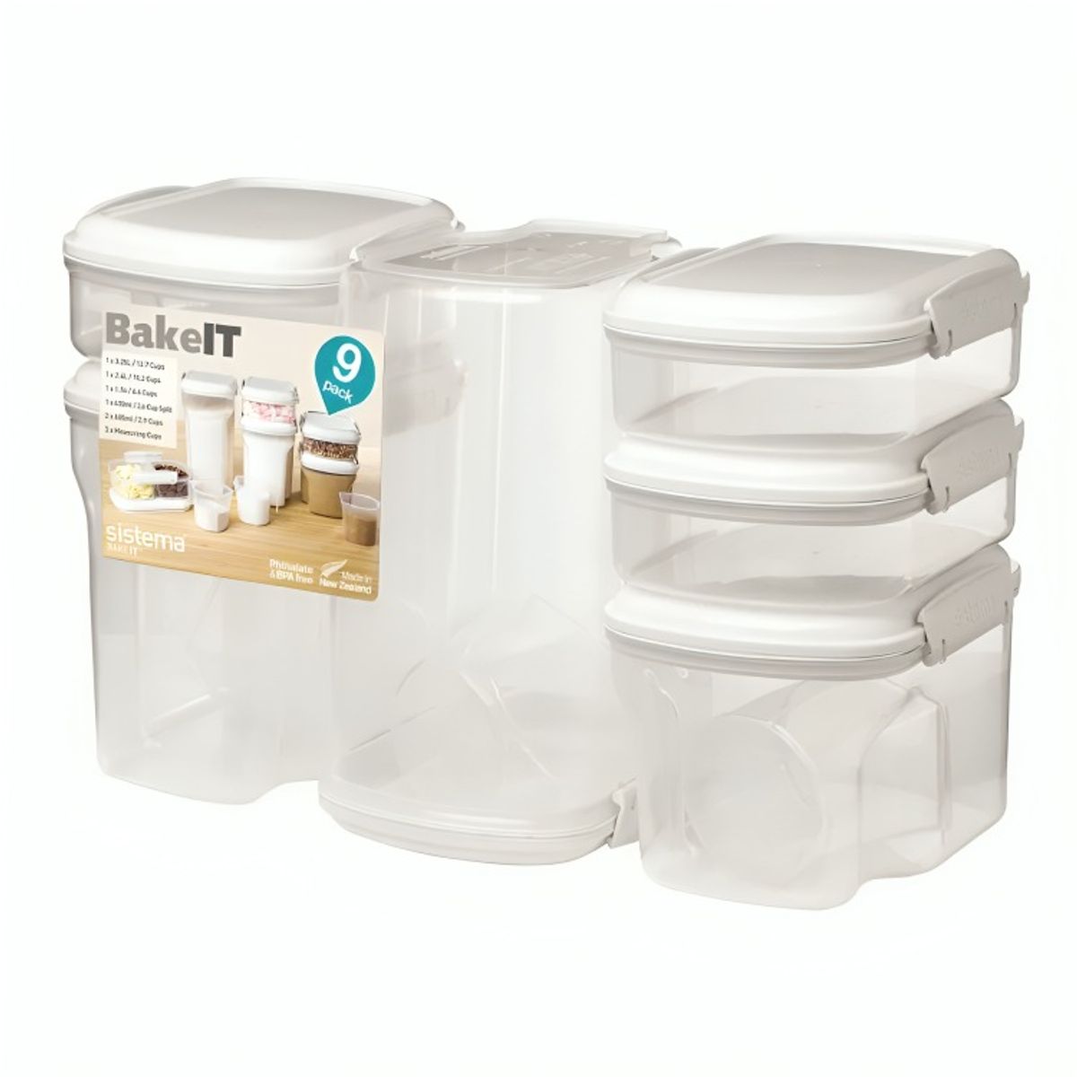 SISTEMA - Set Herméticos Sistema® Bake It™ 9 piezas