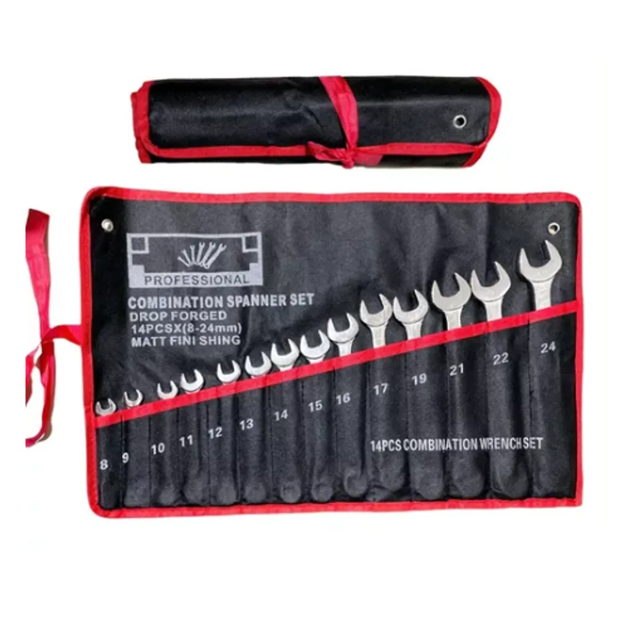 GENERICO - Juego De Llave Combinada Punta Corona 14 Pcs