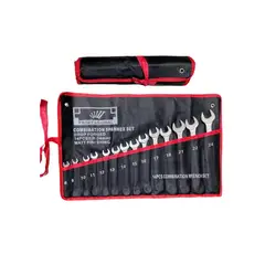 GENERICO - Juego De Llave Combinada Punta Corona 14 Pcs
