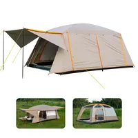 Carpa 10 Personas Impermeable con Doble Capa y Ventilación