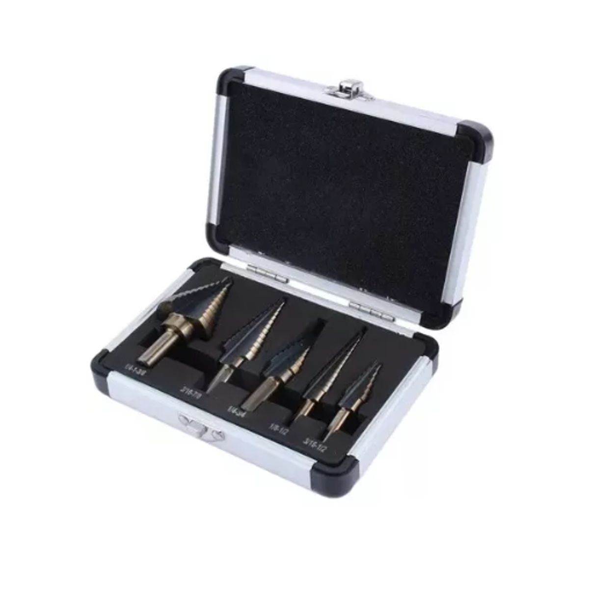 GENERICO - Set Brocas Escalonadas Taladro Conjunto De Cinco Piezas