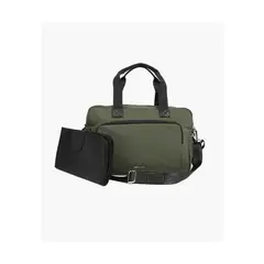 LOUNGE - Bolso Maternal Nylon Verde Musgo