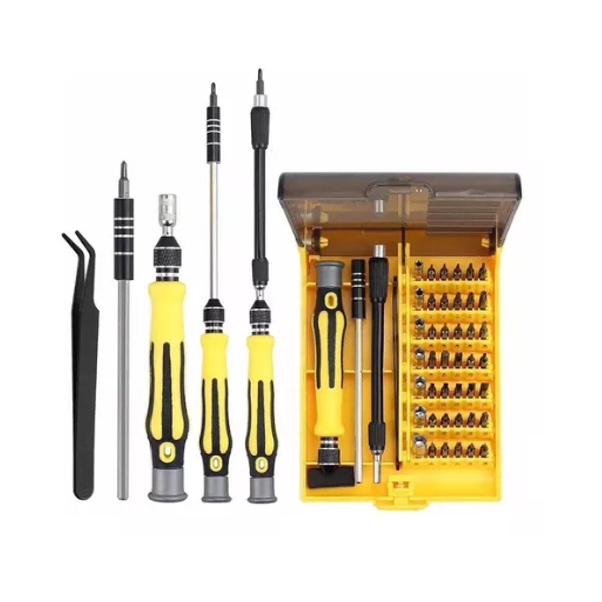 GENERICO - Kit Desarmador Precision 46 En 1 Para Celular, Laptop, Cámara