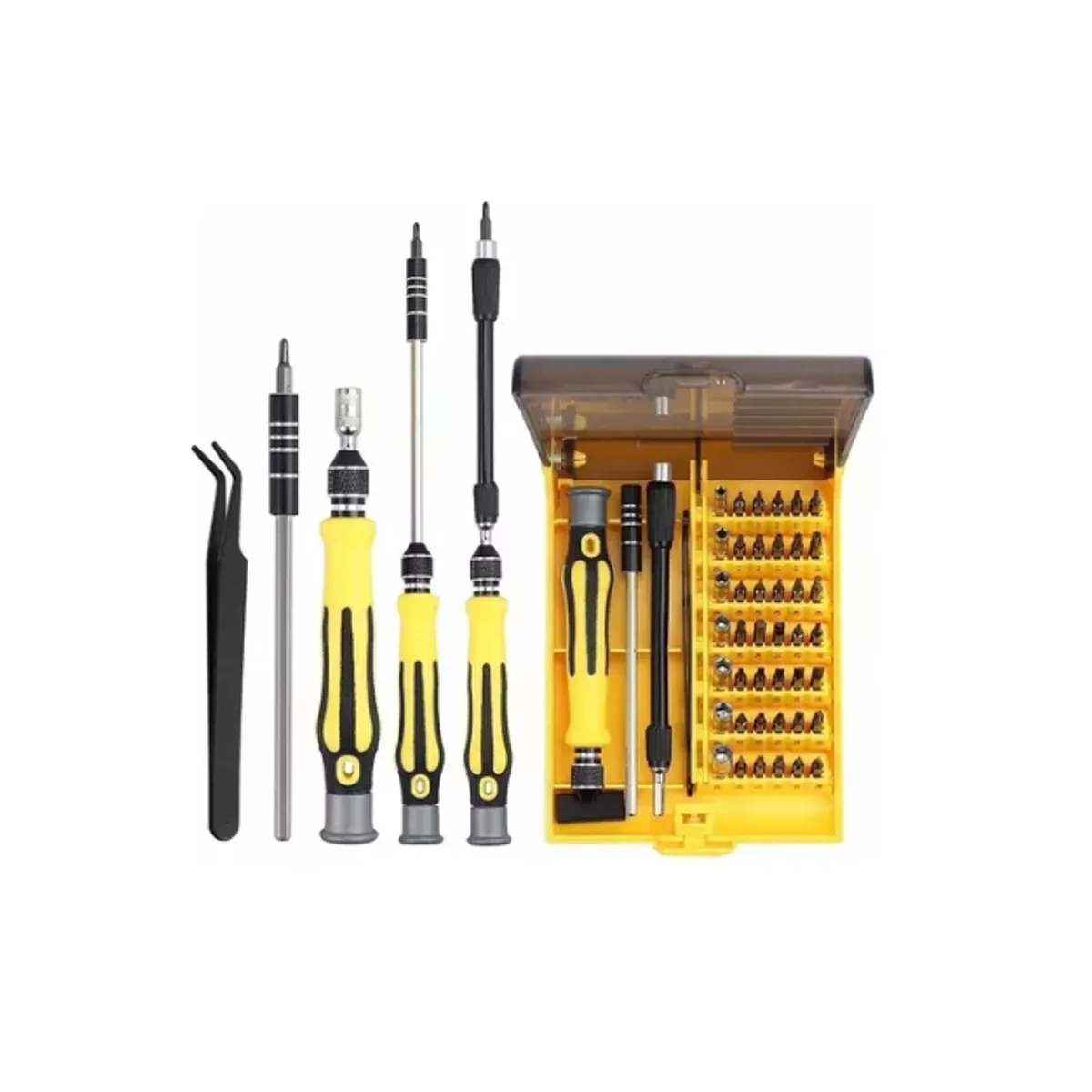 GENERICO - Kit Desarmador Precision 46 En 1 Para Celular, Laptop, Cámara
