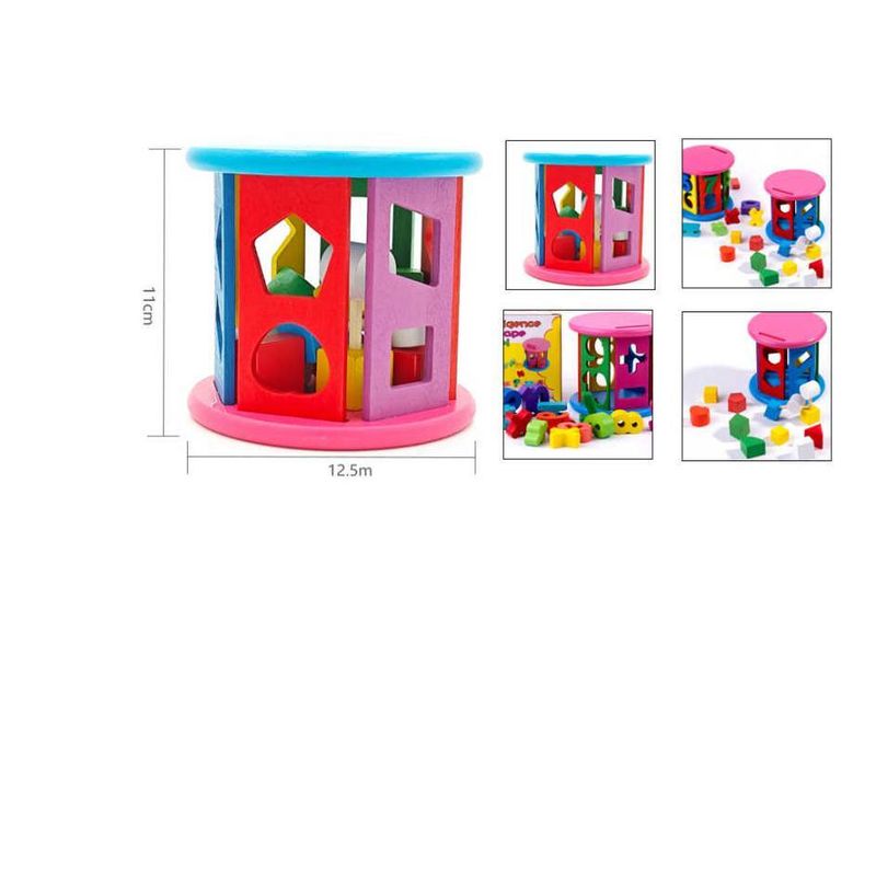 GENERICO - Juego Didáctico Encaje Madera Para Bebés Y Niños