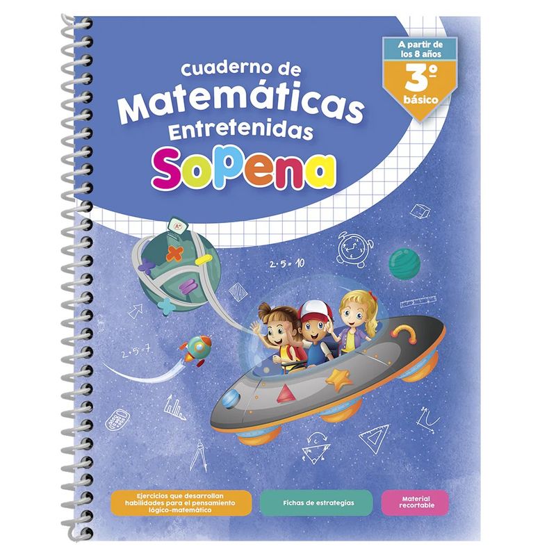 SOPENA - SOPENA CUADERNO DE MATEMÁTICAS ENTRETENIDAS DESDE LOS 8 AÑOS