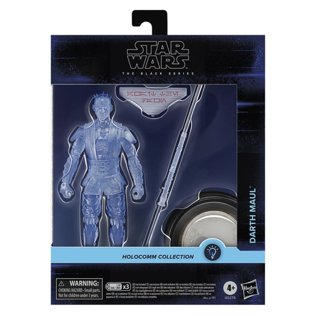 STAR WARS - Figura de Acción Star Wars Black Series Holocomm Darth Maul