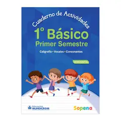 SOPENA - CUADERNO DE ACTIVIDADES 1 BÁSICO 1ER SEMESTRE HORIZONTAL