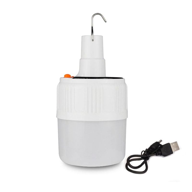GENERICO - Ampolleta Solar Led Recargable Para Camping y Emergencia