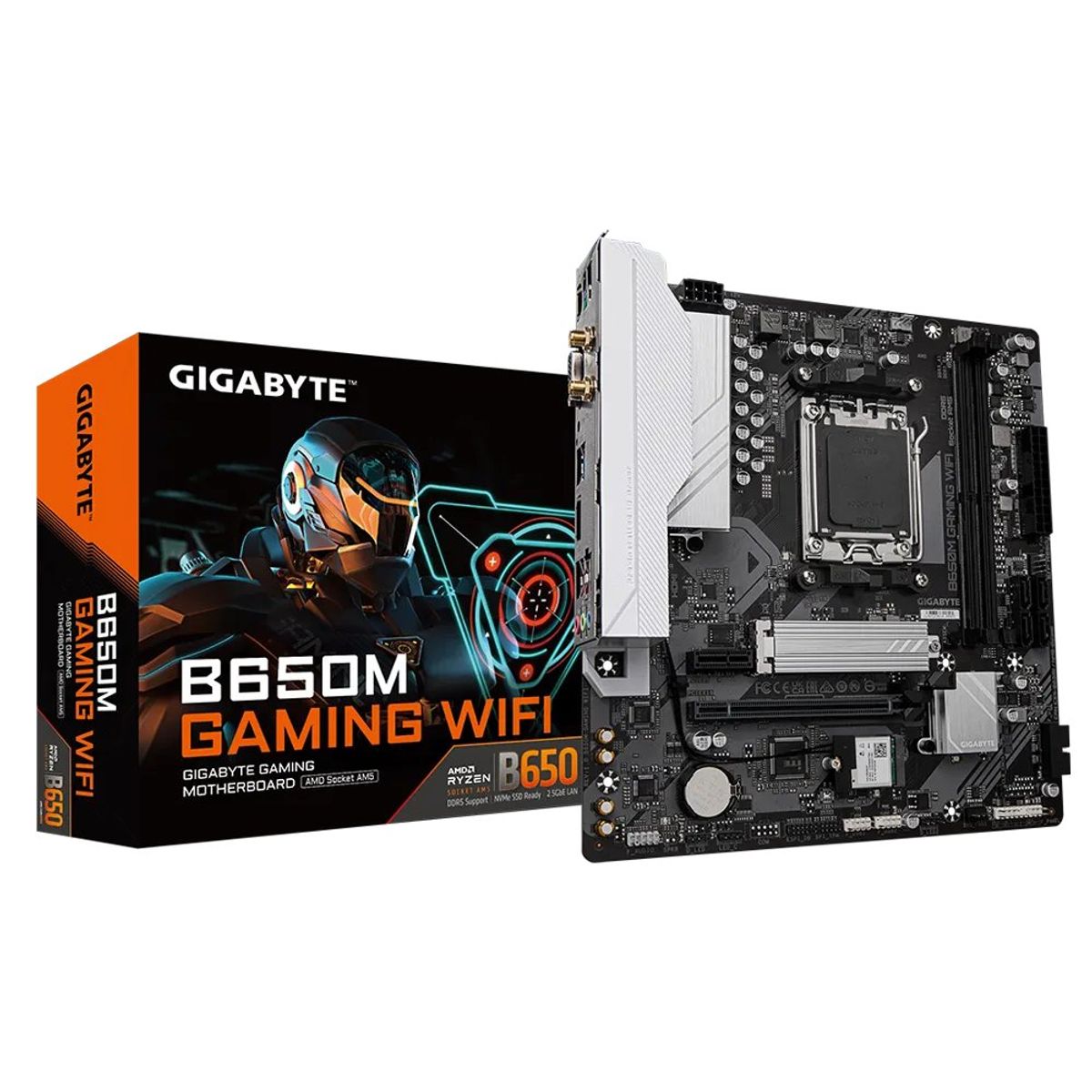 GIGABYTE - Placa Madre Gigabyte B650M GAMING WIFI AM5 DDR5