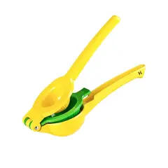 HAUSSEN - Exprimidor Prensa Manual De Limon 2-en-1 de Acero