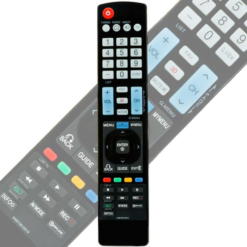 GEN - Control Remoto Para LG Smart Tv Led Plasma Lcd Hd - Negro