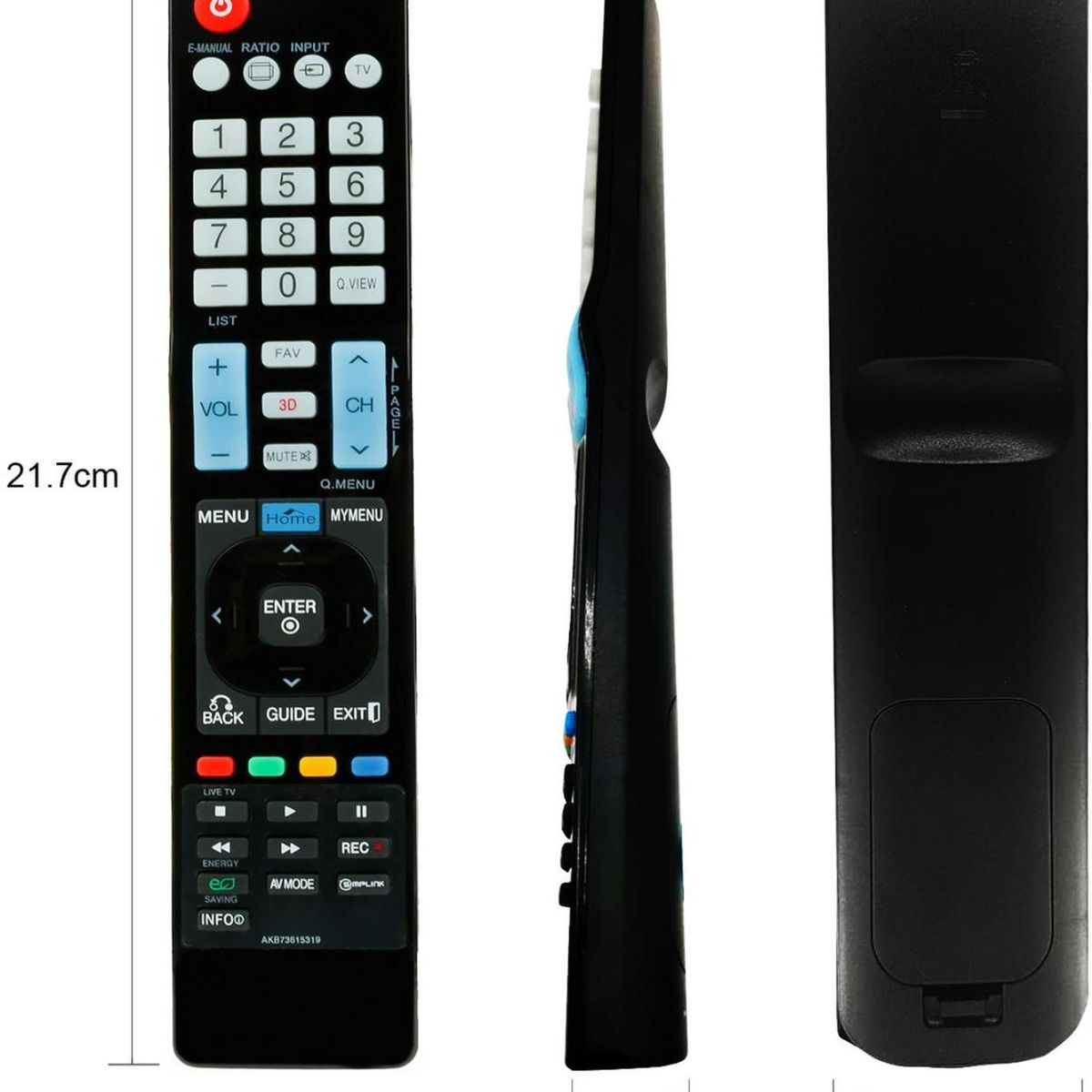 GEN - Control Remoto Para LG Smart Tv Led Plasma Lcd Hd - Negro