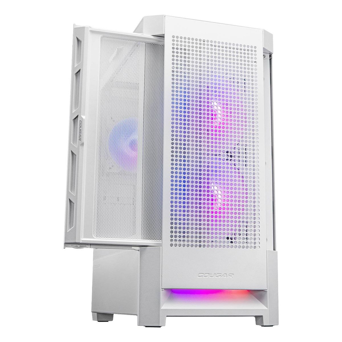 COUGAR - Gabinete Gamer Cougar Duoface RGB E-ATX Color Blanco