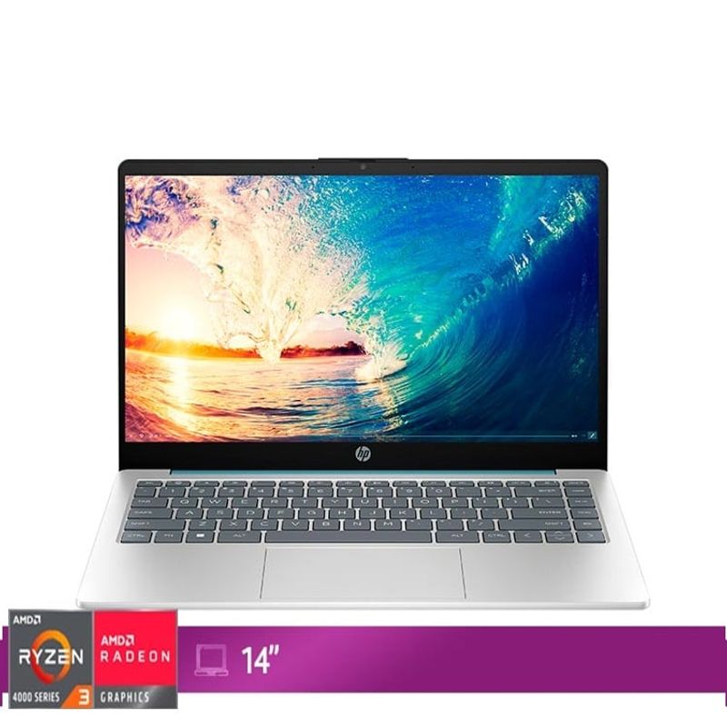 HP - HP Notebook 14-em0004la AMD Ryzen 3 7320U 8GB RAM 512GB SSD 14" FHD Windows 11 Azul - 827N1LA