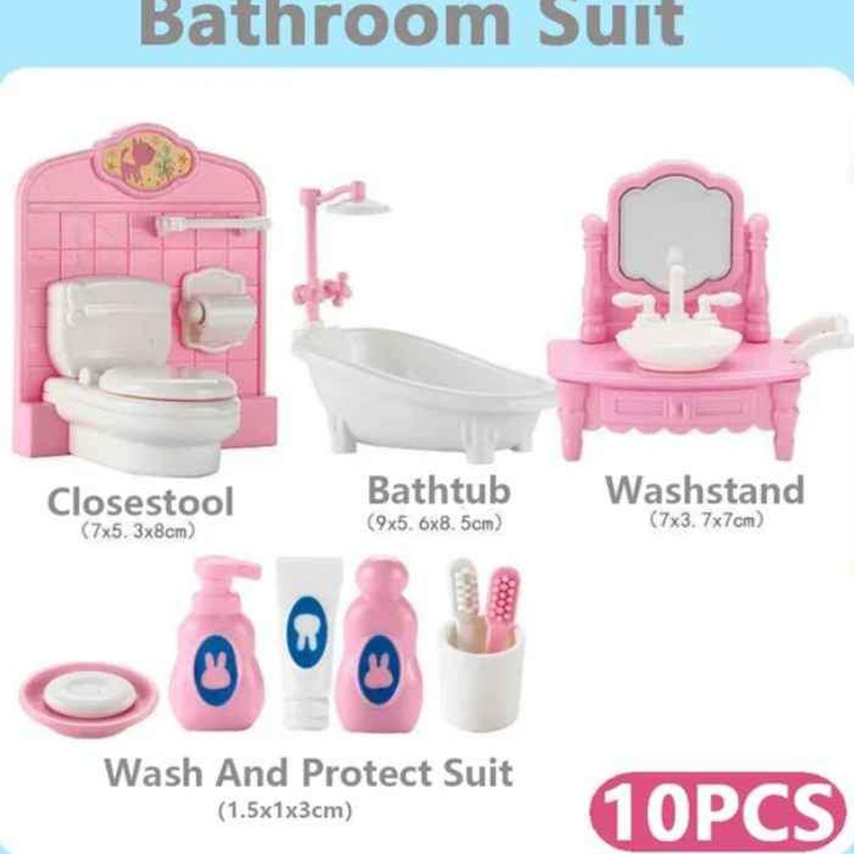 GENERICO - Miniaturas para Barbie o decoración super pequeño 10unds