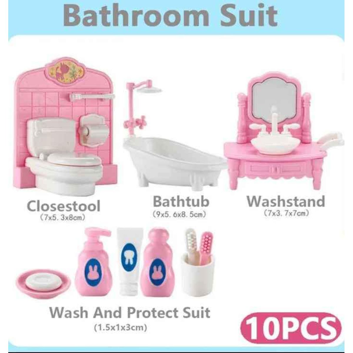 GENERICO - Miniaturas para Barbie o decoración super pequeño 10unds