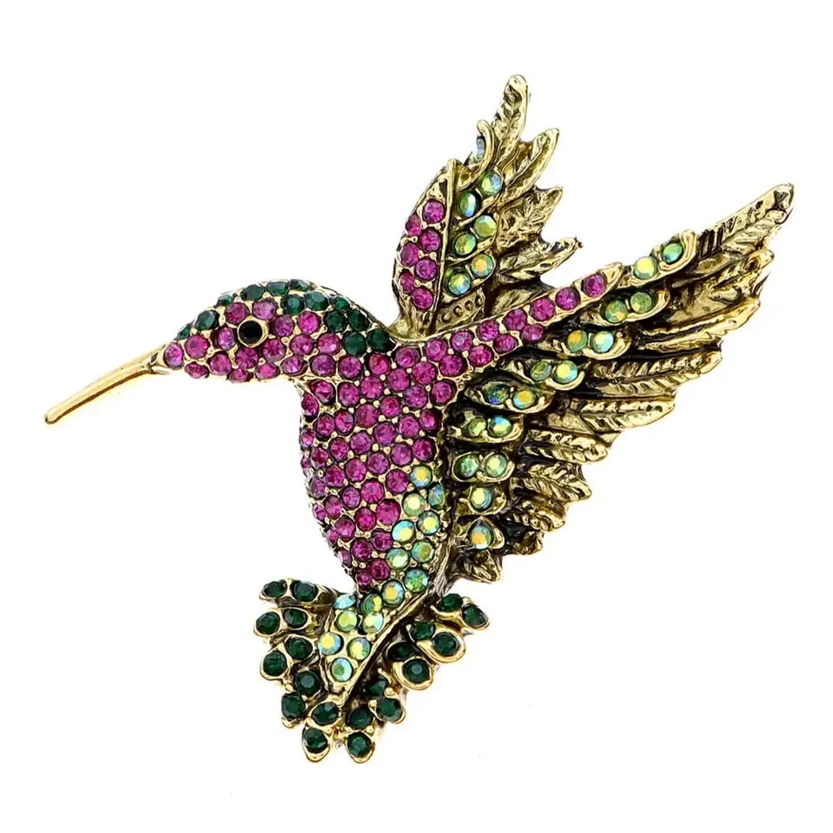 MERCADO CBF - Broche Prendedor De Colibri Colorido Para Adorno Vestuario
