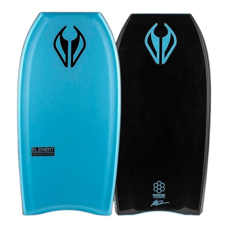 GENERICO - TABLA BODYBOARD NMD ELEMENT 42" SURF CELESTE/NEGRO