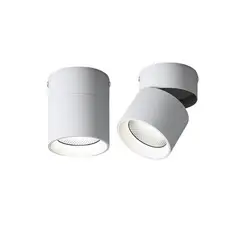 CRUSEC - Focos LED De Techo Moderno Diseño Giratorio 360 - Blanco