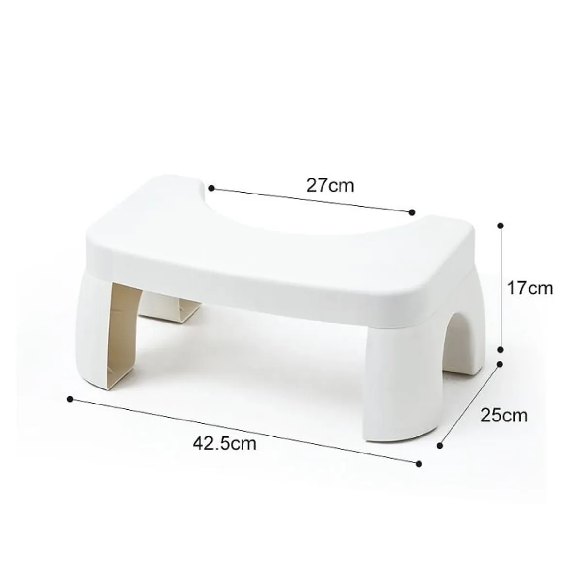 CRUSEC - Escalón Taburete de Baño Ergonómico Reposa Pies