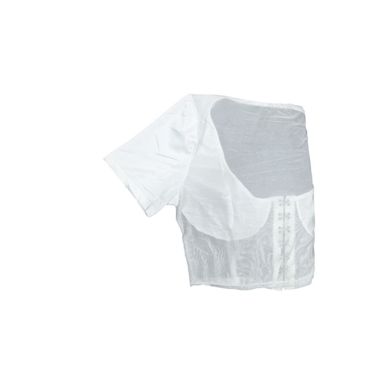 GARSIL - Crop Top Peto Para Mujer Con Broches Delanteros Tela Traslucida