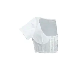 GARSIL - Crop Top Peto Para Mujer Con Broches Delanteros Tela Traslucida