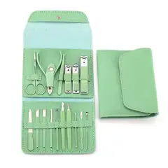 GENERICO - Set Manicure Pedicure Profesional Aseo Cara Mano Pie 16 Pza