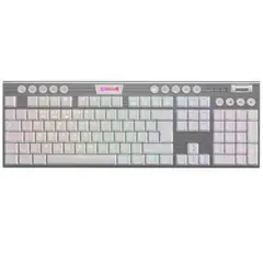 REDRAGON - Teclado Gamer - Horus K618 - RGB Inalámbrico Red Switch White