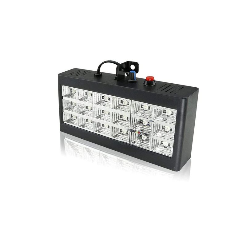 GENERICO - Luz Estroboscópica De 18led Con 4 Colores - SC