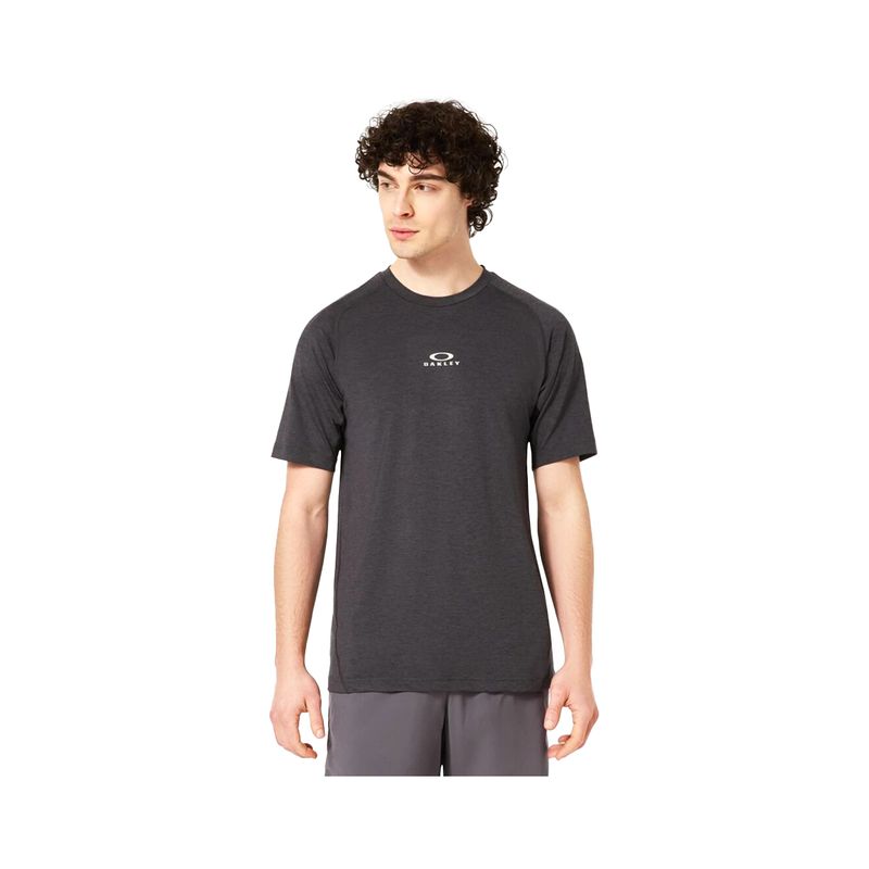 OAKLEY - Polera Oakley O-Fit RC SS Hombre Black/Gray Heather