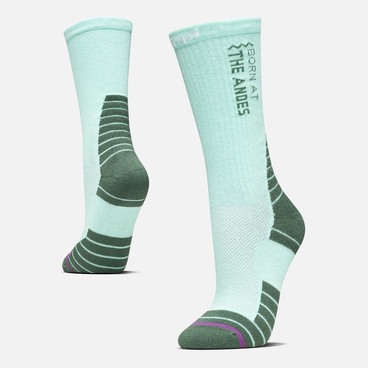 LIPPI - Calcetines Mujer Trekking Light Socks Verde Agua Lippi