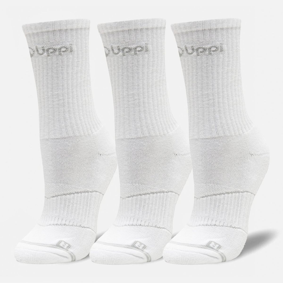 LIPPI - Calcetines Unisex Logo Lippi Pack Mid Blanco Lippi