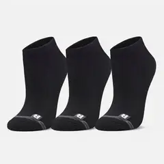 LIPPI - Calcetines Unisex Logo No Show Negro