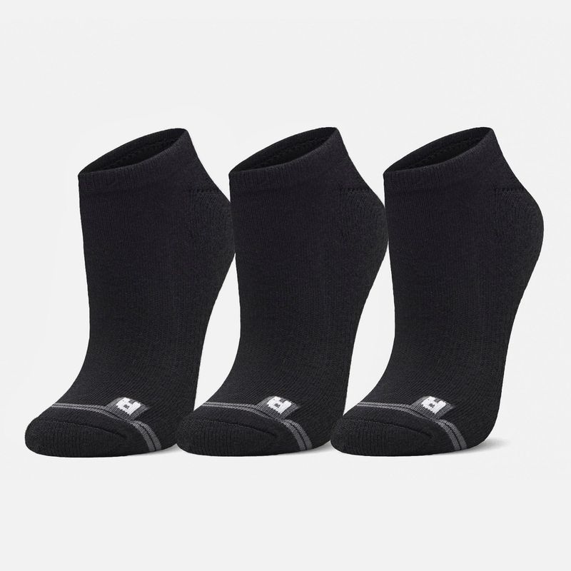 LIPPI - Calcetines Unisex Logo Lippi No Show Negro Lippi