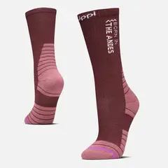 LIPPI - Calcetines Mujer Trekking Light Socks Burdeo