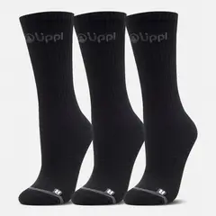LIPPI - Calcetines Unisex Logo Pack Long Negro