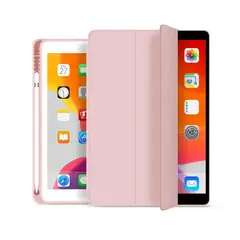 GENERICO - Carcasa Smart cover para Ipad mini 4 5 con ranura lápiz / Rosa