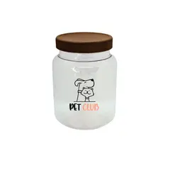 GENERICO - Contenedor Alimento Pet Club 1LT Cafe