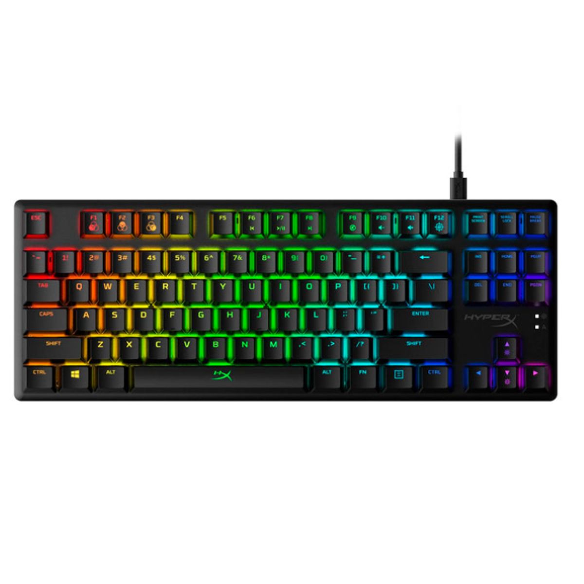 HYPERX - Teclado Gamer - HyperX Alloy Origins Core - Blue Inglés 80% RGB USB