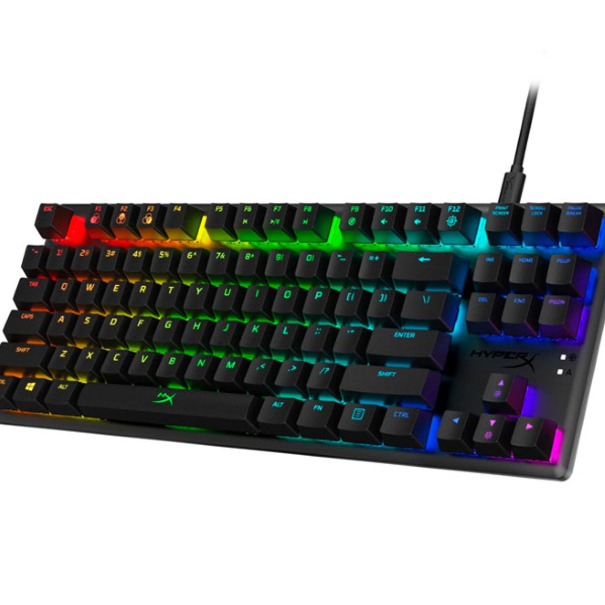 HYPERX - Teclado Gamer - HyperX Alloy Origins Core - Blue Inglés 80% RGB USB